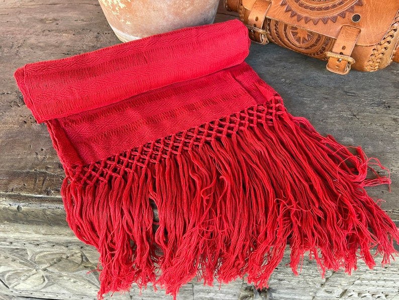 100% Cotton Mexican Scarf Rebozo-All Natural Fiber-Baby Carier-Sifling for Childbirth-Off White-Labor-Doula-Mexican-Wrap-Baby-Wedding Gift image 2