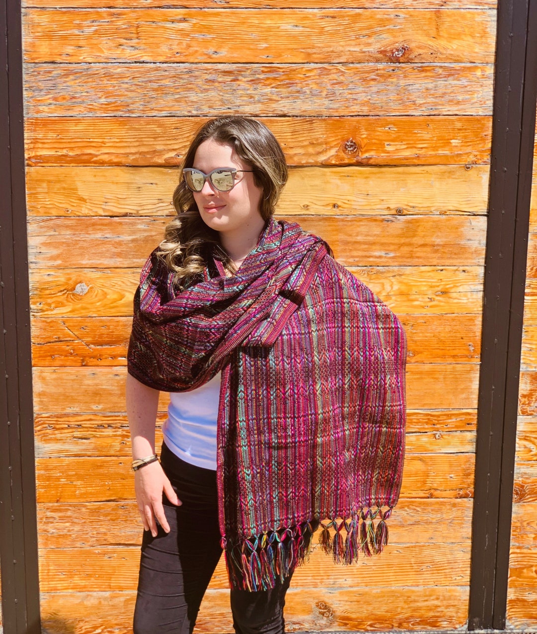 Rebozo Mexican Scarf Baby Carrier Sifting for Childbirth Colorful Labor