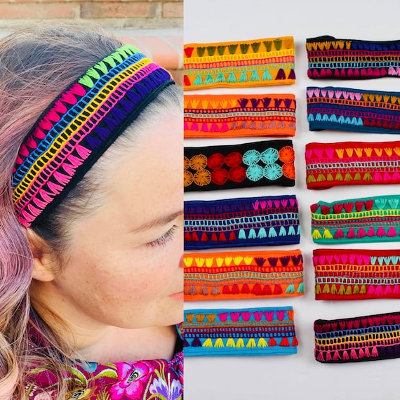 Geometric Embroidered Headband Geometric Embroidered Headband