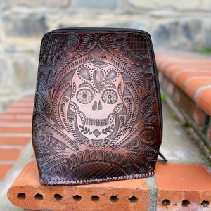 Handgefertigte echte Leder Rucksack Geldbörse Crossbody Hand gestempelt verschönert BOHO Boho Strand Mode Hipster Fiesta trendige Geschenkideen