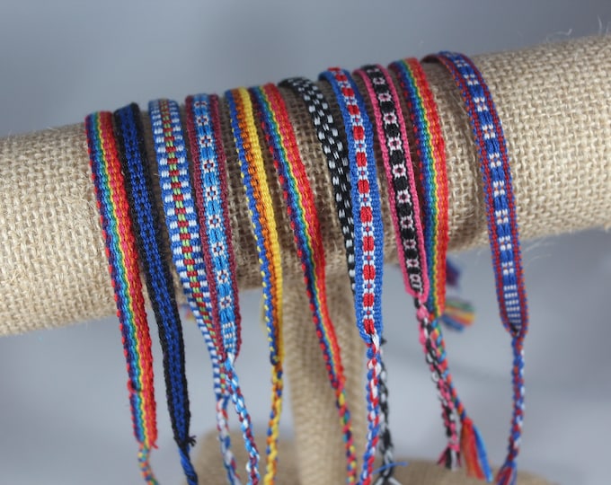 Handmade Woven Bracelets set of 12 Bohotrendymexican Friendship Band