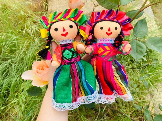 MEDIUM 8 Inch LELE Mexican Doll Toy Handmade Christmas Tree Ornament Folk Fiesta Decor Gift Table Setting Party Supply Baby Shower Wedding Etsy UK