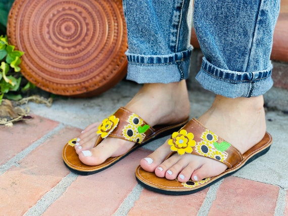 granizo cuota de matrícula herramienta Sandalias de cuero de girasol Zapatos mexicanos de mujer - Etsy México granizo cuota de matrícula herramienta Sandalias de cuero de girasol Zapatos mexicanos de mujer - Etsy México