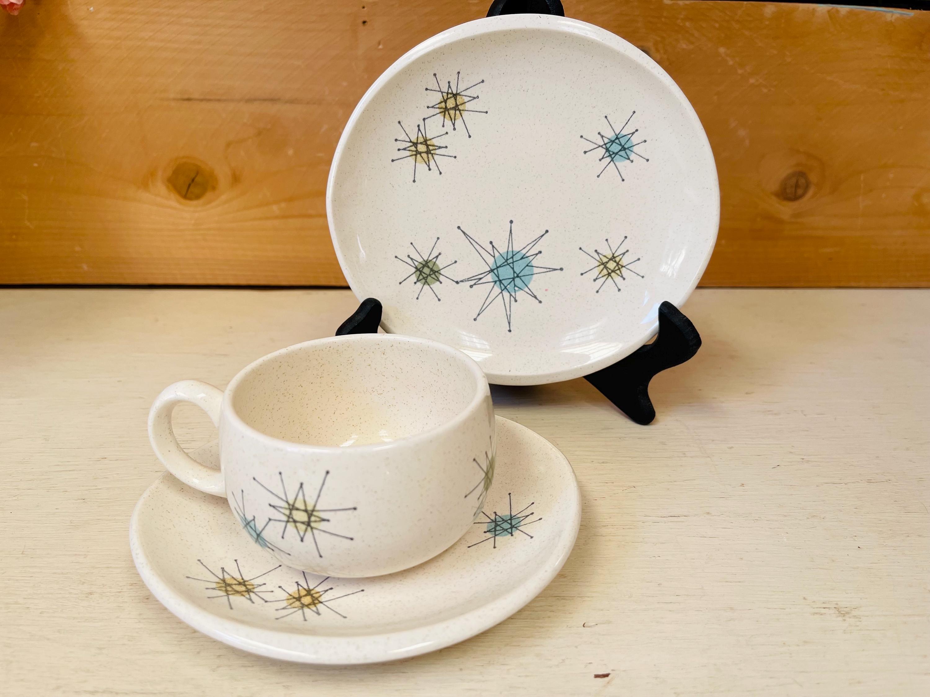 50’s FRANCISCANスターバースト　大皿　8枚セット Franciscan（フランシスカン）1950年代ヴィンテージ食器「スター