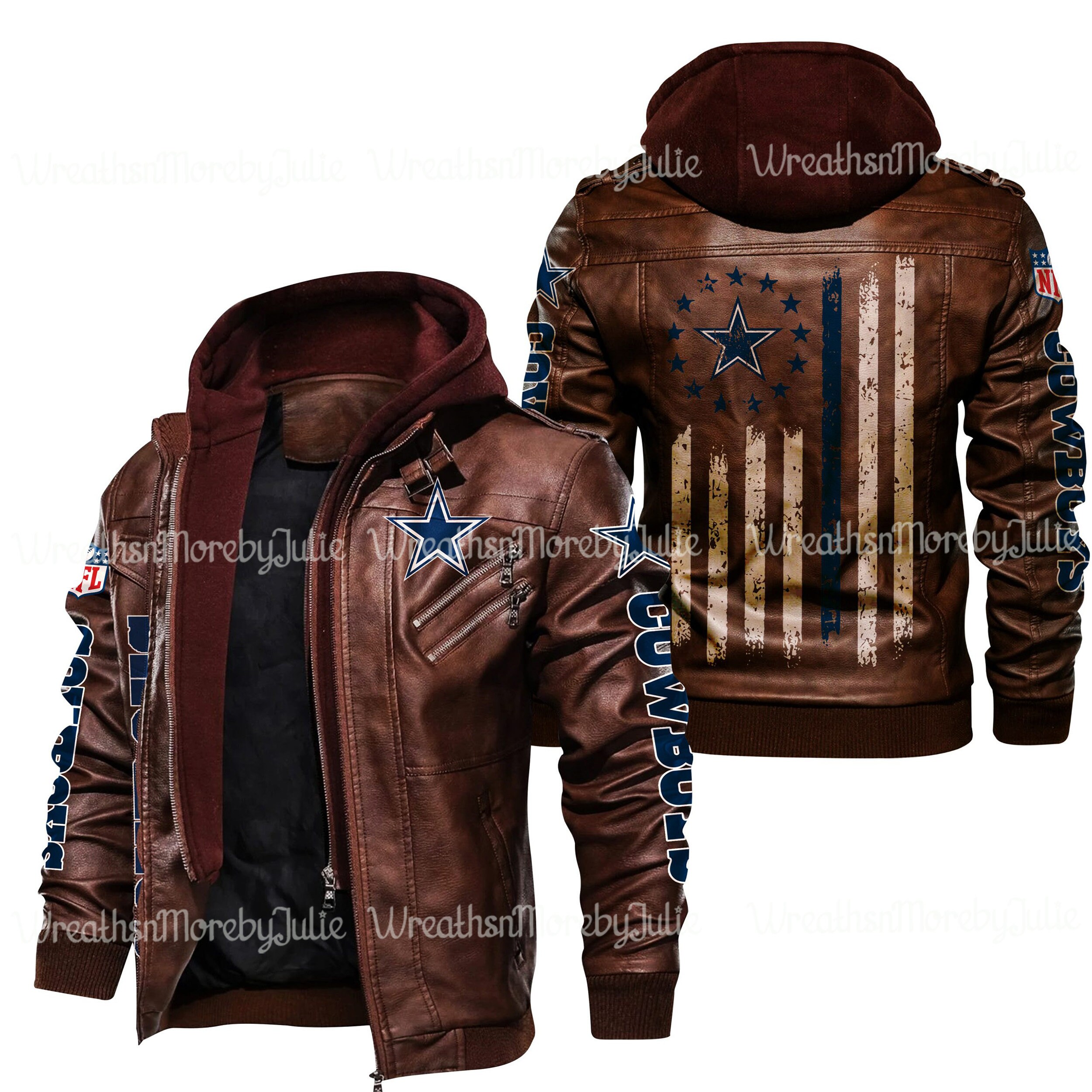 nfl team leather jackets