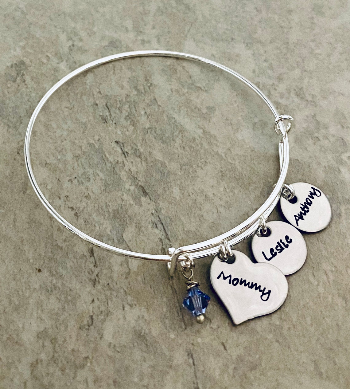Personalized Bracelet With Children Names Personalized Gift Etsy