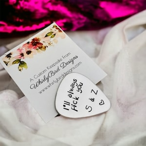 I’ll always pick you personalized guitar pick gift for him gift for boyfriend gift for husband I pick you custom guitar pick with name