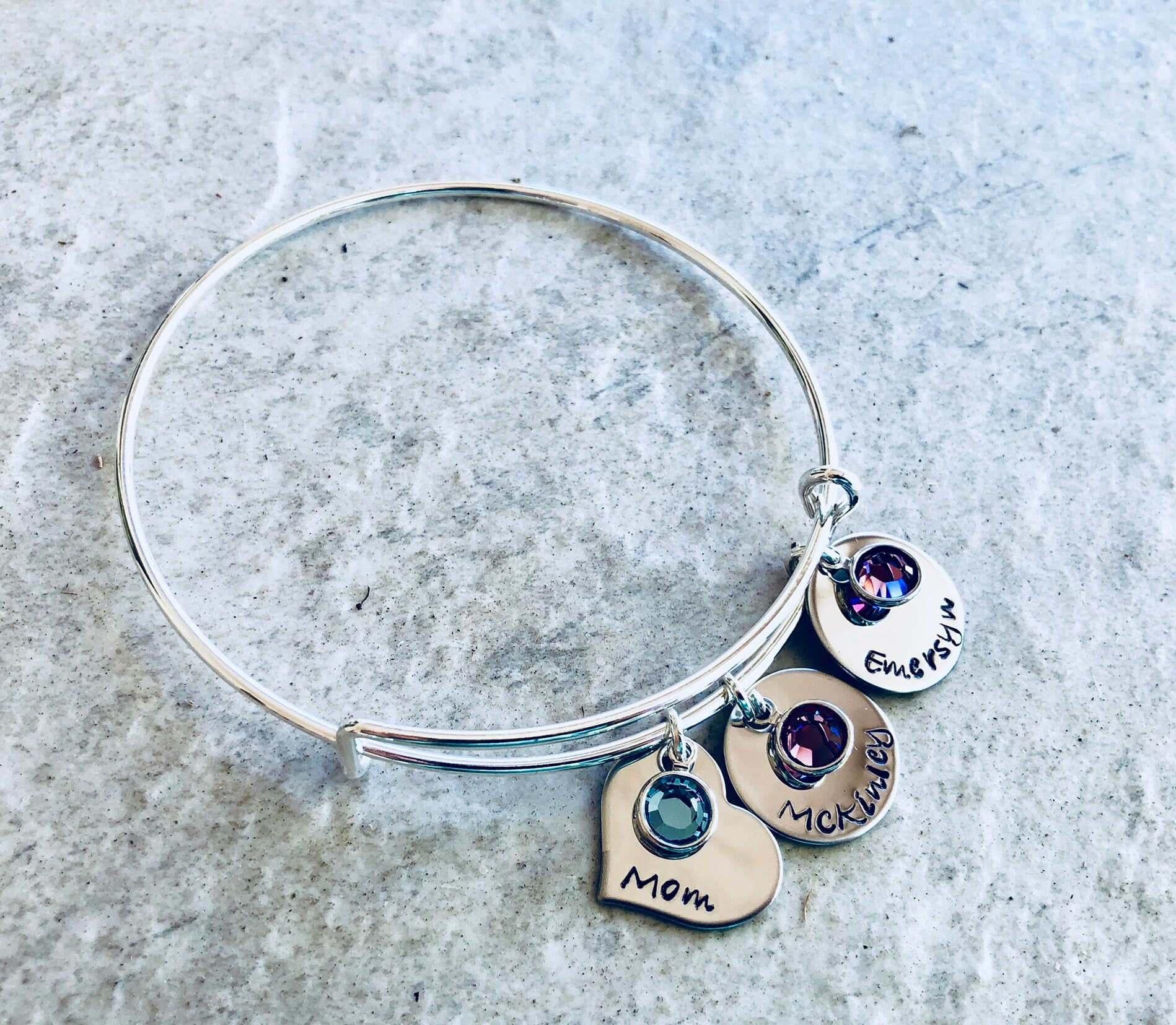 personalized bracelet with children's names