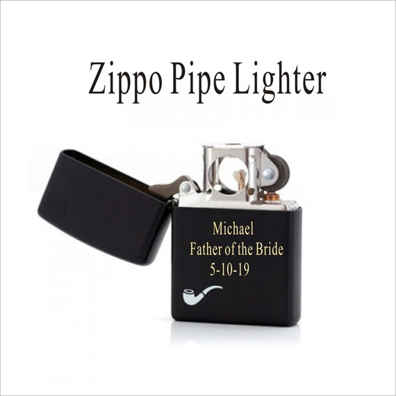 Personalized Zippo Lighter, Custom Black Zippo Pipe Lighter Father of the  Bride, Wedding Groom Groomsman Gifts. -  Canada