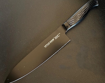 Custom order for Jackie -personalized Kitchen Knife with logo engraving