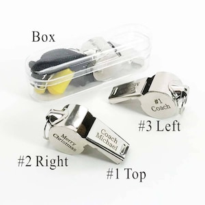 Personalized Coach Whistle , Custom Teacher Whistle , Engraved Stainless Steel Whistle-Graduation , Christmas Gifts