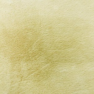 Plush Fur Fabric Plain Luxurious Super Soft Material 150cm Wide Toffee