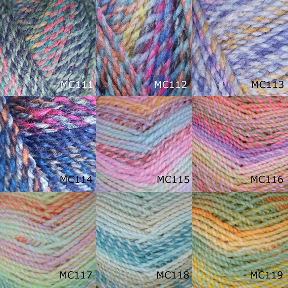 James C Brett Marble Chunky Acrylic Yarn Knitting Crochet Craft