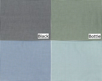 100% Yarn Dyed Cotton Fabric John Louden 2.5mm Gingham Check Squares 144cm Wide