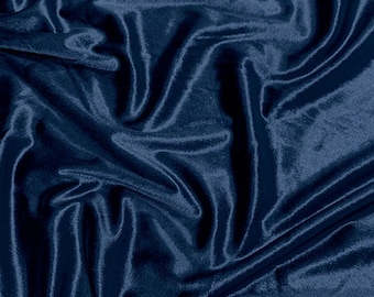 Glass Velvet Stretch Fabric – Soft, Lustrous & Wrinkle-Resistant 150cm Wide