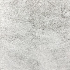 Plush Fur Fabric Plain Luxurious Super Soft Material 150cm Wide Silver Fox
