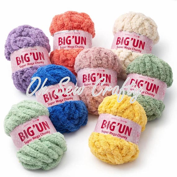 James C Brett Big Un Super Chunky 300g Knitting Yarn Knit Wool Crochet