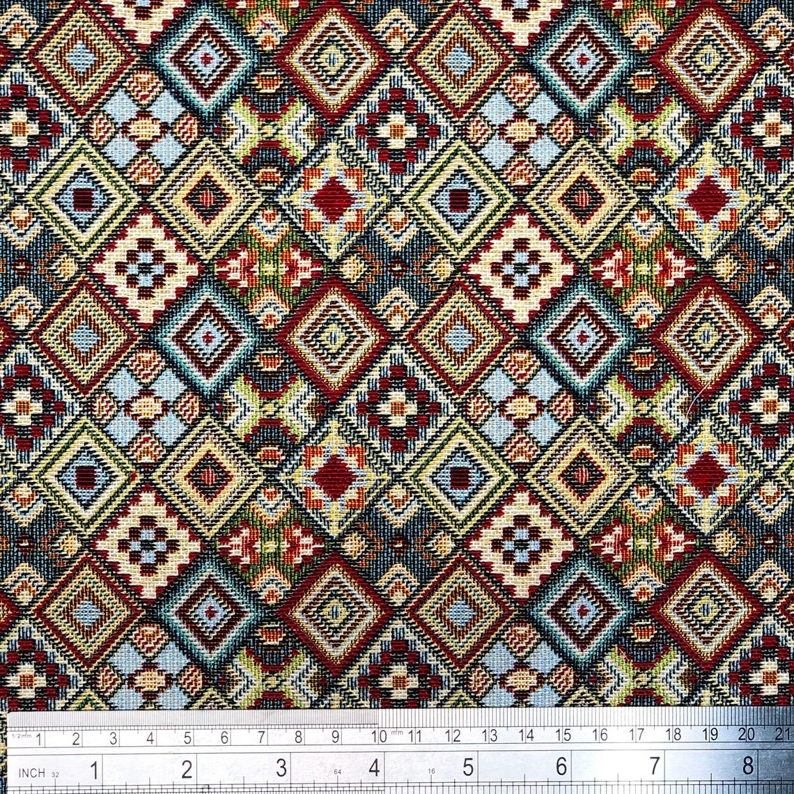 Tapestry Fabric Mayan Upholstery Furnishings Curtains 140cm Etsy