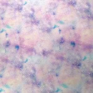 100% Cotton Digital Fabric Oh Sew Pink Northern Lights Night Sky 140cm Wide zdjęcie 2