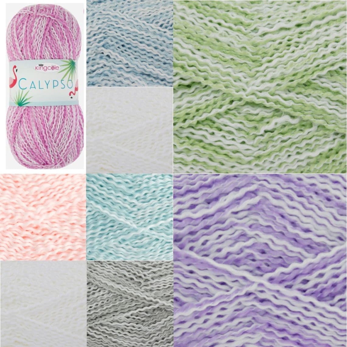 King Cole Calypso DK Knitting Yarn 100g Ball Acrylic Wool Etsy UK