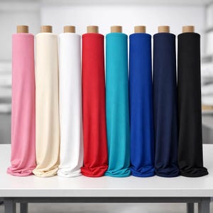 Cotton Jersey Fabric Knitted Ideal For Skirts, T-Shirts, Dresses & Crafts Dress image 1