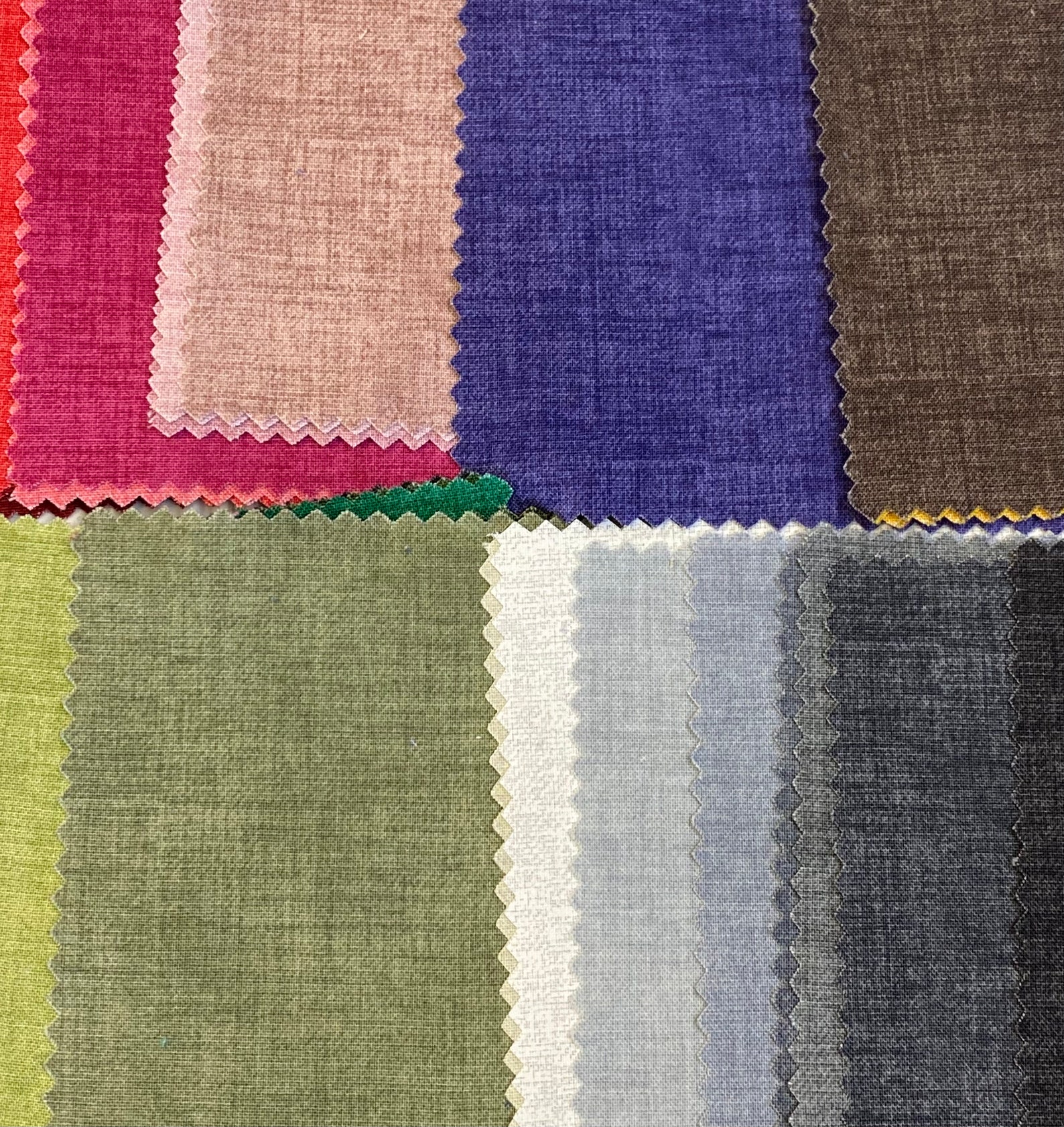 100 Cotton Fabric John Louden Linen Look Texture Blender Etsy UK