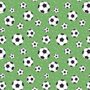 100% Cotton Fabric Nutex Footballs World Cup Sports Soccer Game image 2