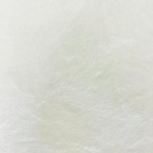 Plush Fur Fabric Plain Luxurious Super Soft Material 150cm Wide Ivory