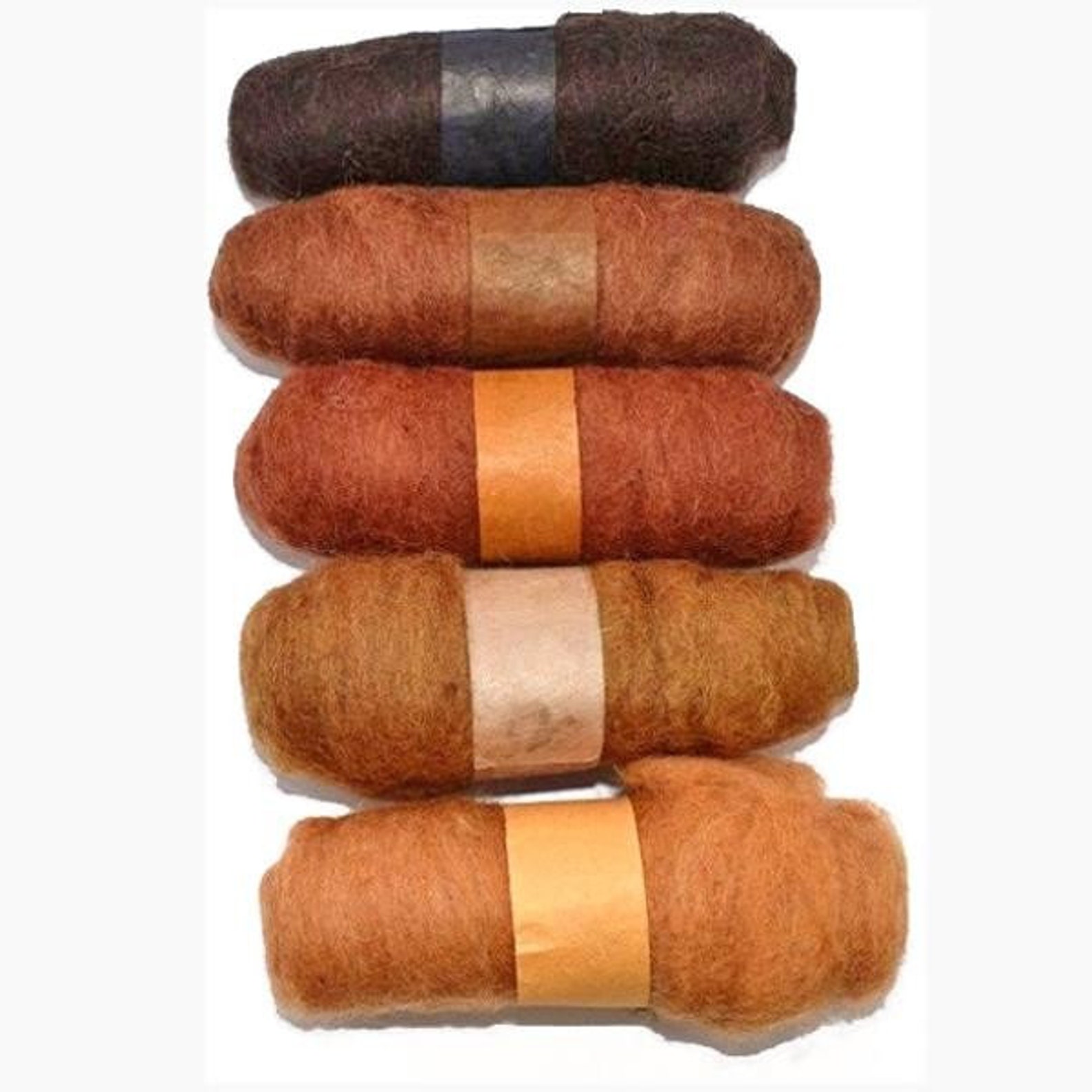 5 x 20g Carded Wool Batts For Needle Felting Nepal Wool Etsy.de