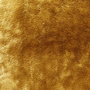 Plush Fur Fabric Plain Luxurious Super Soft Material 150cm Wide Honey