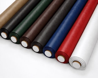 Matt Leatherette Fabric FR PVC Faux Leather  Fire Retardant 137cm Wide