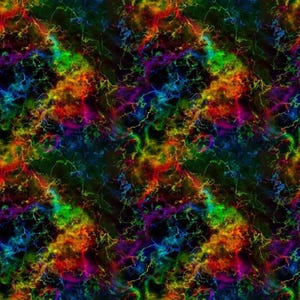 100% Cotton Digital Fabric Storm Rainbow Universe Crafty 140cm Wide image 2