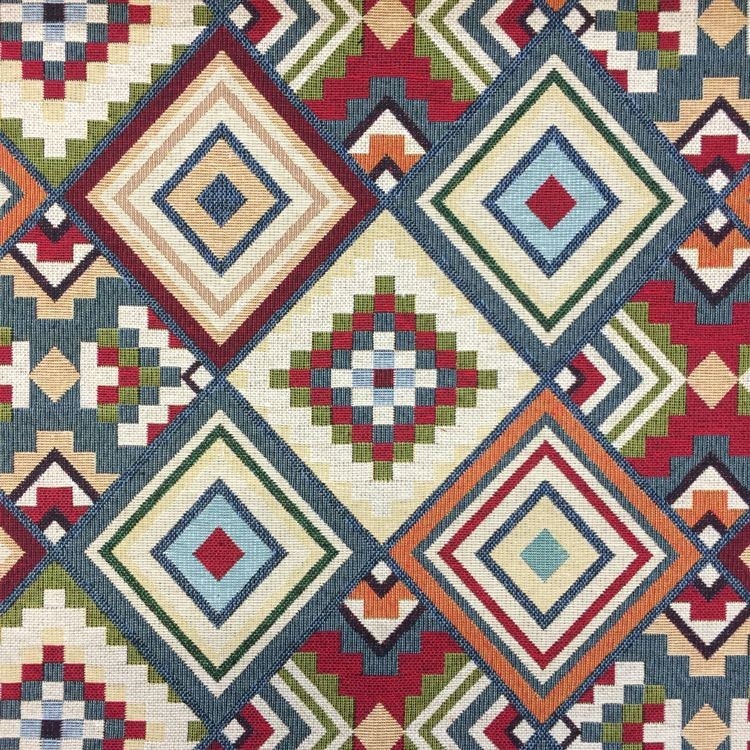 Aztec tapestry fabric clearance