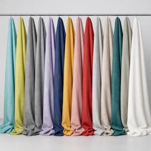 Stone Washed Linen Viscose Fabric Plain Oeko-Tex Dressmaking Soft 136cm Wide