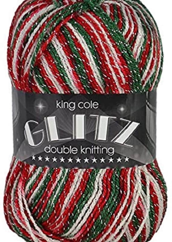 King Cole Glitz Double Knit Yarn - 100g King Cole Glitz Double Knit Yarn - 100g