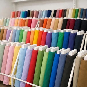 Rose & Hubble Plain Coloured True Craft 100% Cotton Dressmaking Patchwork Fabric