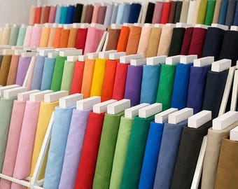 Rose & Hubble Plain Coloured True Craft 100% Cotton Dressmaking Patchwork Fabric