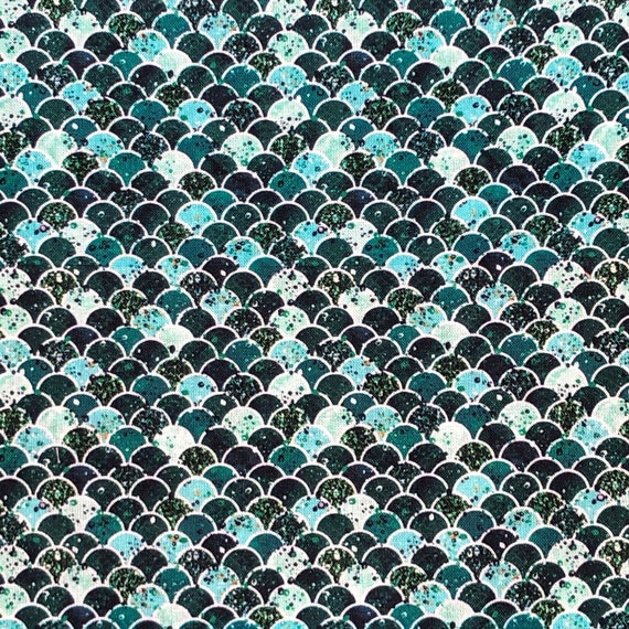 100% Cotton Digital Fabric Mottled Ocean Waves 140cm Wide Crafty