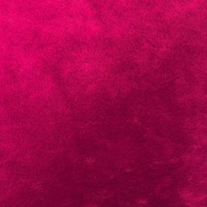 Plush Fur Fabric Plain Luxurious Super Soft Material 150cm Wide Cerise