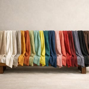 Washed Linen Look Fabric 70% Ramie 30 Cotton Breathable & Strong