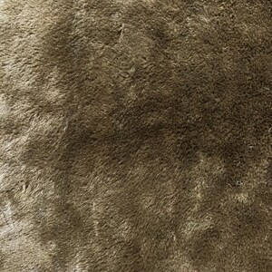 Plush Fur Fabric Plain Luxurious Super Soft Material 150cm Wide Chocolate