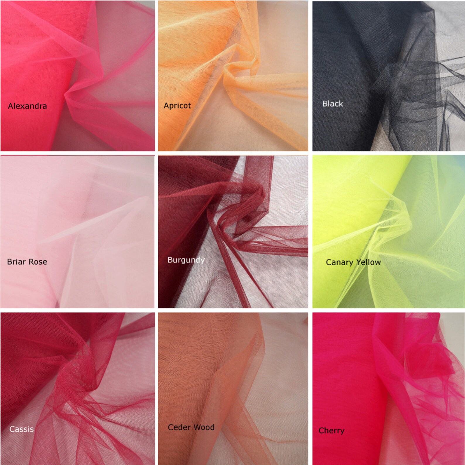 60" Wide Tutu Tulle Net Fabric By The Meter - Fairy Petticoat, Dress, Craft Mesh