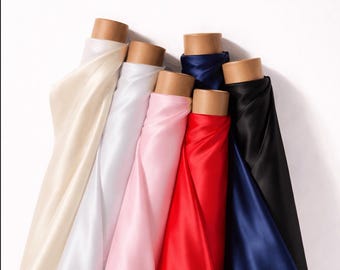 Habotai Dress Lining Fabric – Lightweight Polyester Lining 145cm Wide
