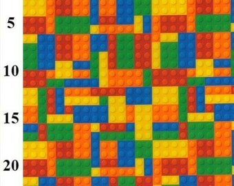 Lego Fabric Etsy Uk
