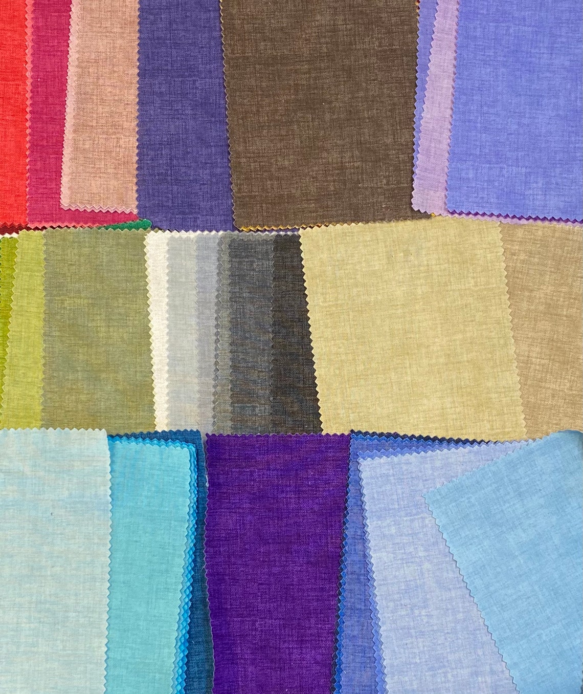 100 Cotton Fabric John Louden Linen Look Texture Blender Etsy UK