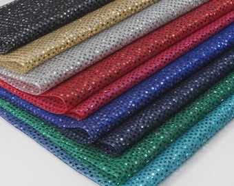 3mm Sequin Fabric Sparkly Stretch Metallic Jersey