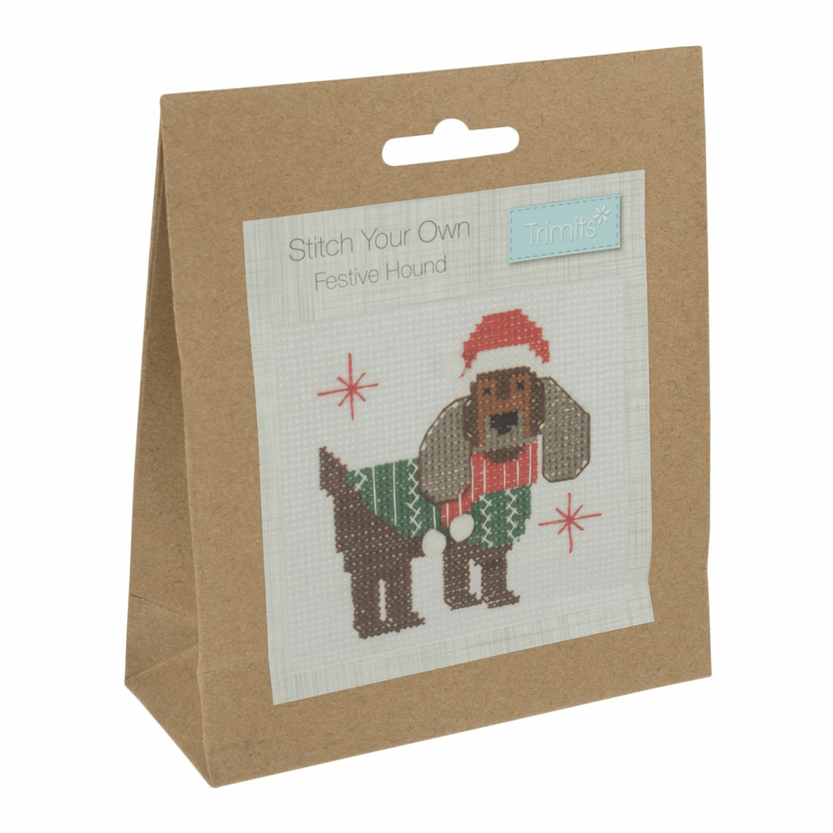 Trimits Mini Counted Cross Stitch Kit Christmas Festive Designs Xmas ...