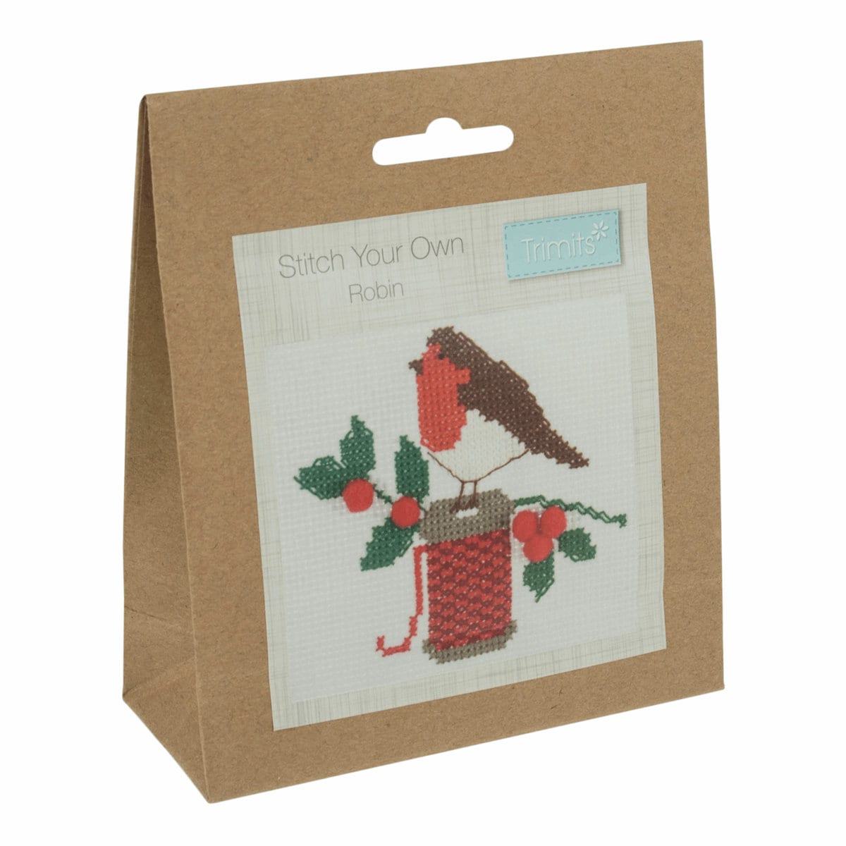 Trimits Mini Counted Cross Stitch Kit Christmas Festive Designs Xmas ...