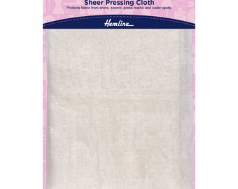 Hemline Pressing Cloth Sheer Steam Press Ironing Protects Fabrics