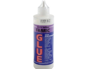 Hi-Tack Trimits Glue Adhesive High Performance Fabric Non Toxic Safe Permanent 115ml